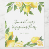 Besondere Anlass Wasserfarbe Weinetikett (Einzelnes Label)