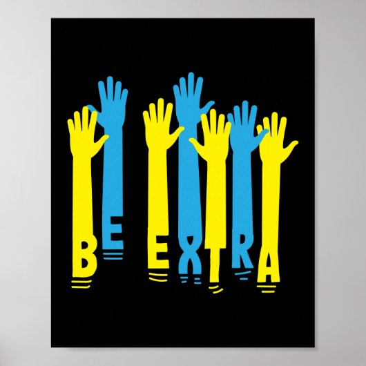 Besondere Bildung für das Auftreten von Extra-Down Poster (Vorne)