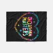 Besondere Bildung Lehrer Inklusion Probleme Autis Fleecedecke (Vorderseite (Horizontal))