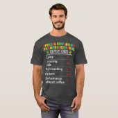 Besondere Bildung Paraprofessional Funny Gift T-Shirt (Vorne ganz)