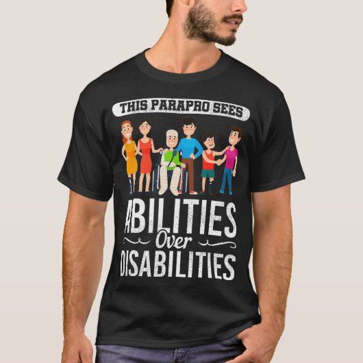 Besondere Bildung Paraprofessional T-Shirt (Vorderseite)