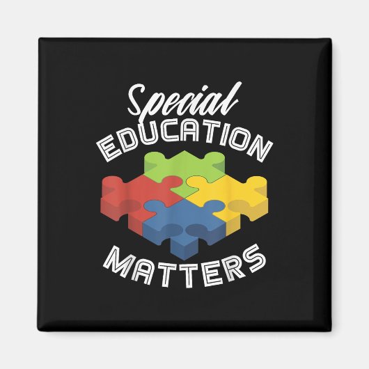 Besondere Bildung S Autismus Bewusstsein S Magnet (Vorne)