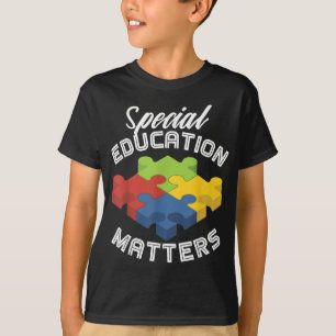 Besondere Bildung S Autismus Bewusstsein S T-Shirt