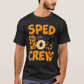 Besondere Bildung SPED Boo Crew Halloween Herbst A T-Shirt (Vorderseite)