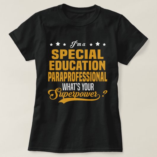 Besondere Bildung T-Shirt (Design vorne)