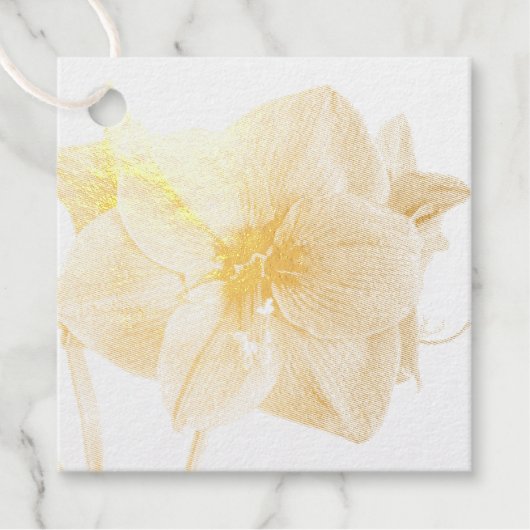 Besondere Blüten Geschenke Geschenkanhänger (Vorderseite)