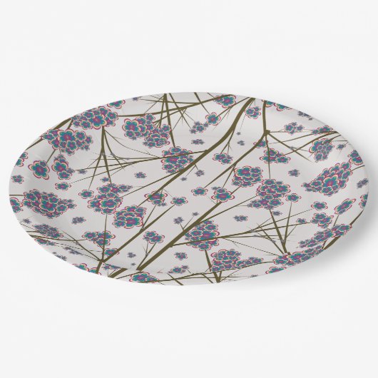 Besondere Branchen 9" Papier-Teller Pappteller (Schrägansicht)