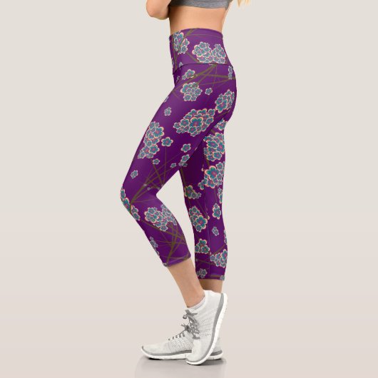 Besondere Branchen Amethyst Capri Leggings (Links)