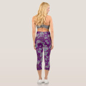 Besondere Branchen Amethyst Capri Leggings (Rückseite)