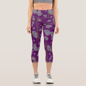Besondere Branchen Amethyst Capri Leggings (Vorderseite)