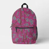 Besondere Branchen Boysenberry All over Rucksack (Vorderseite)