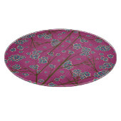 Besondere Branchen Boysenberry Glass Cutting Board Schneidebrett (Ecke)