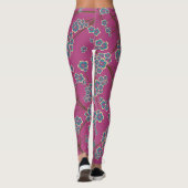 Besondere Branchen Boysenberry Leggings (Rückseite)