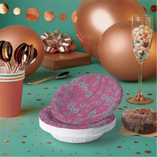 Besondere Branchen Boysenberry Paper Bowls Pappteller