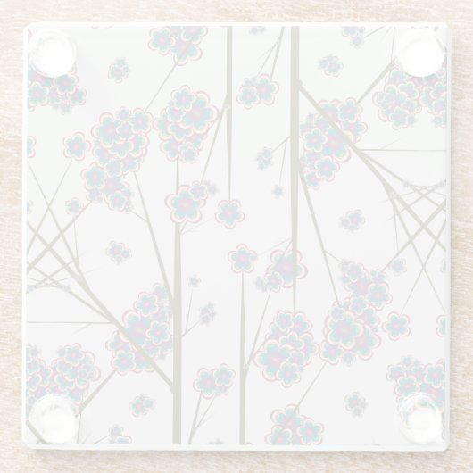 Besondere Branches Glass Untersetzer (Rückseite)