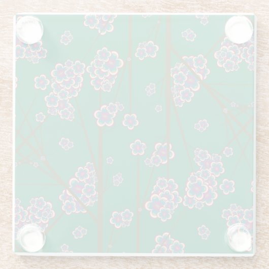 Besondere Branches Glass Untersetzer (Rückseite)