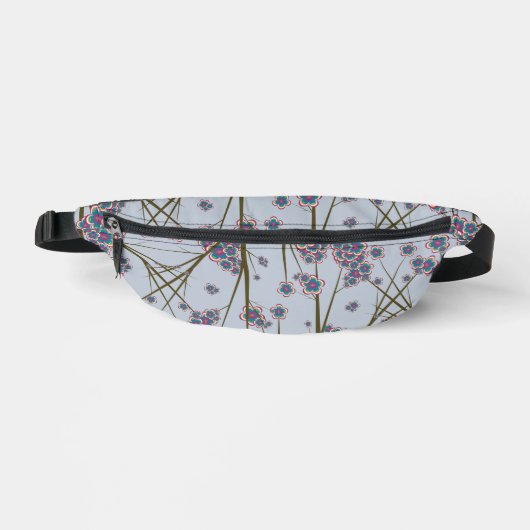 Besondere Branches Sky Blue Fanny Pack Bauchtasche (Vorderseite)