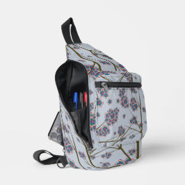 Besondere Branches Sky Blue Sling Bag