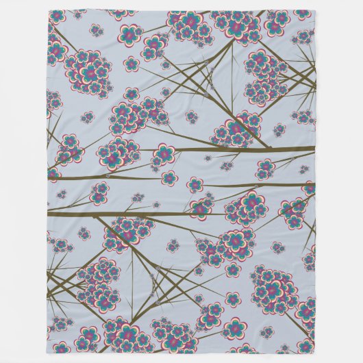 Besondere Branches Sky Fleece Blanket (Vorderseite)