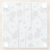 Besondere Branches Sky Glass Untersetzer (Rückseite)