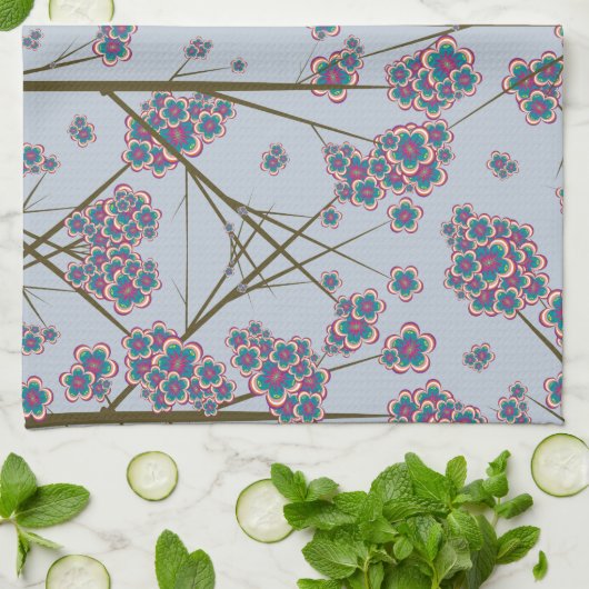 Besondere Branches Sky Kitchen Handtuch (Gefaltet)