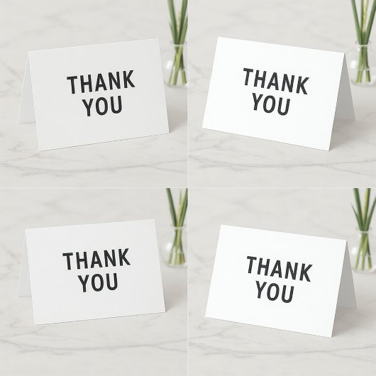 Besondere Dankeskarten | Personalisiert und unverg Dankeskarte