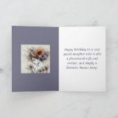 BESONDERE DAUGHTERKARTE DANKESKARTE (Innenseite)