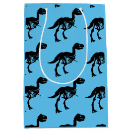 Besondere Dinosaurier-Skelettbeutel Mittlere Geschenktüte