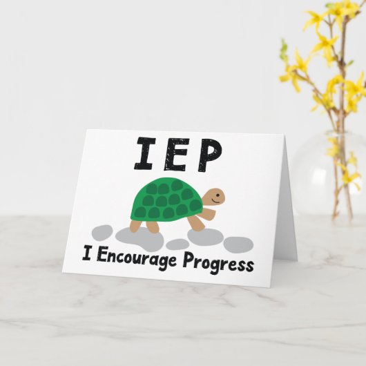 Besondere Ed Autism Lehrer Wertschätzung Karte (Gelbe Blume)