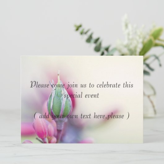 Besondere Einladung (Stehend Vorderseite)