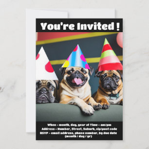 Besondere Einladung für Pug-Hunde
