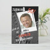 Besondere Einladung zum Geburtstag (Stehend Vorderseite)