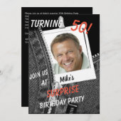 Besondere Einladung zum Geburtstag (Vorne/Hinten)