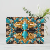 Besondere Einladungen für Bahamas Design (Stehend Vorderseite)