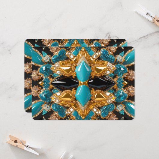 Besondere Einladungen für Bahamas Design (Vorderseite/Rückseite Beispiel)