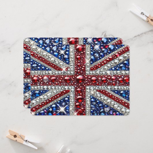 Besondere Einladungen für irisches Design (Vorderseite/Rückseite Beispiel)