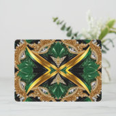 Besondere Einladungen für Jamaica Design (Stehend Vorderseite)