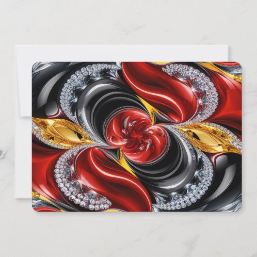 Besondere Einladungen mit deutschem Design (Rückseite)