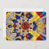 Besondere Einladungen mit rumänischem Design (Rückseite)