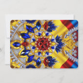 Besondere Einladungen mit rumänischem Design (Vorderseite)