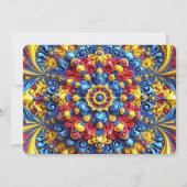 Besondere Einladungen mit rumänischem Farbdesign (Vorderseite)