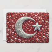 Besondere Einladungen mit türkischem Design (Rückseite)