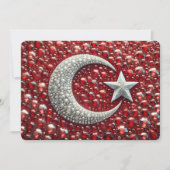 Besondere Einladungen mit türkischem Design (Vorderseite)