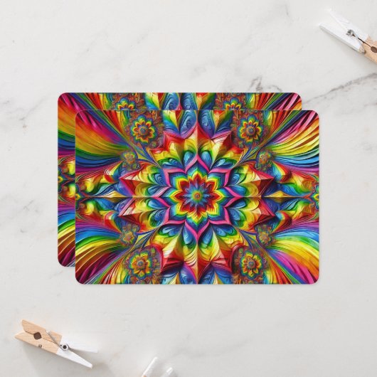 Besondere Einladungen zum LGBTQ-Design (Vorderseite/Rückseite Beispiel)