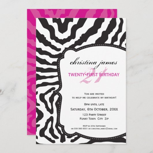 BESONDERE EREIGNISSE ERSUCHT :: ausgezeichneter Ze Einladung (Vorne/Hinten)