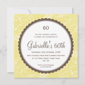 BESONDERE EREIGNISSE: Runde Jakobsmuscheln 4SQ Einladung