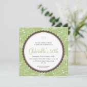 BESONDERE EREIGNISSE:: Runde Jallop 5SQ Einladung (Stehend Vorderseite)