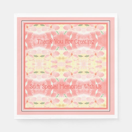 Besondere Erinnerungen Serviette (Vorderseite)