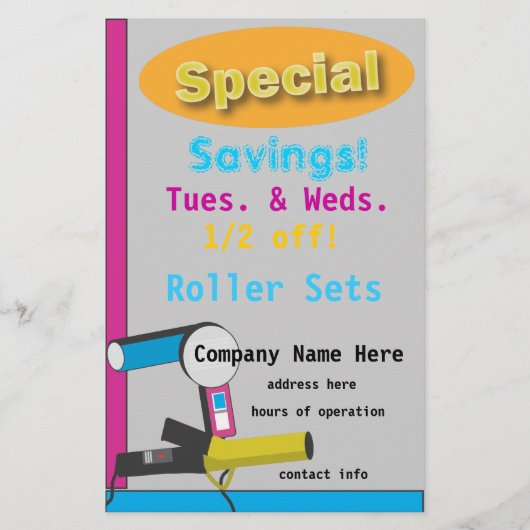 Besondere Ersparnisse! Flyer (Vorne)