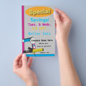 Besondere Ersparnisse! Flyer (Handgriff)